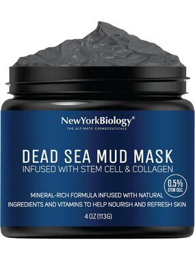 Revitalizing Dead Sea Mud Mask with Stem Cell & Collagen - 4 oz | Pore Refining